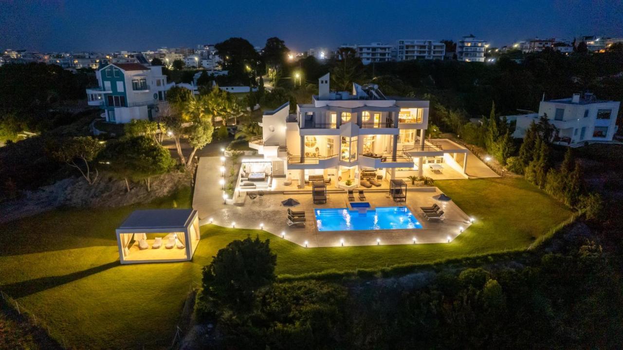 Monte Smith Luxury Villa Rhodes City Bagian luar foto