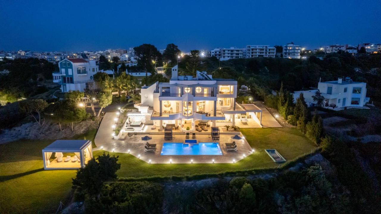 Monte Smith Luxury Villa Rhodes City Bagian luar foto