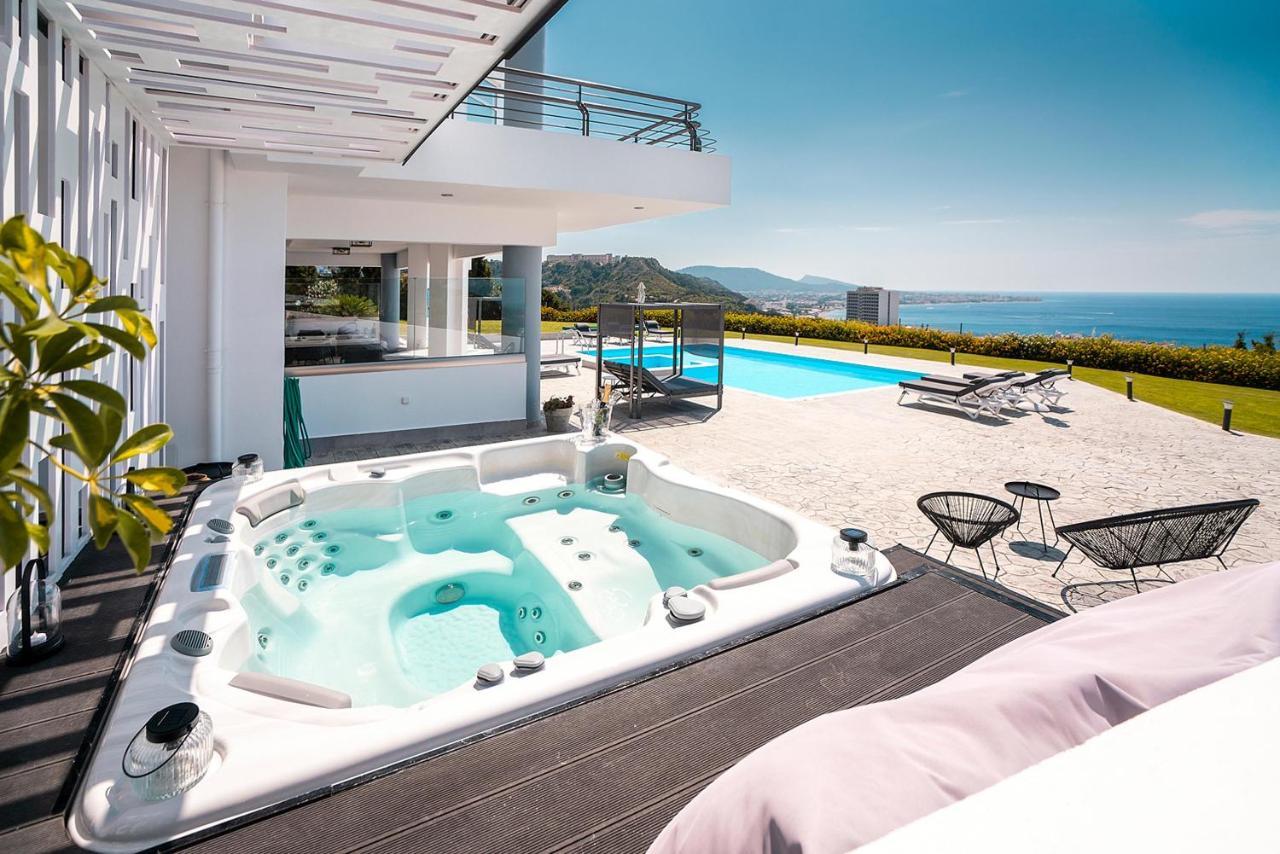 Monte Smith Luxury Villa Rhodes City Bagian luar foto